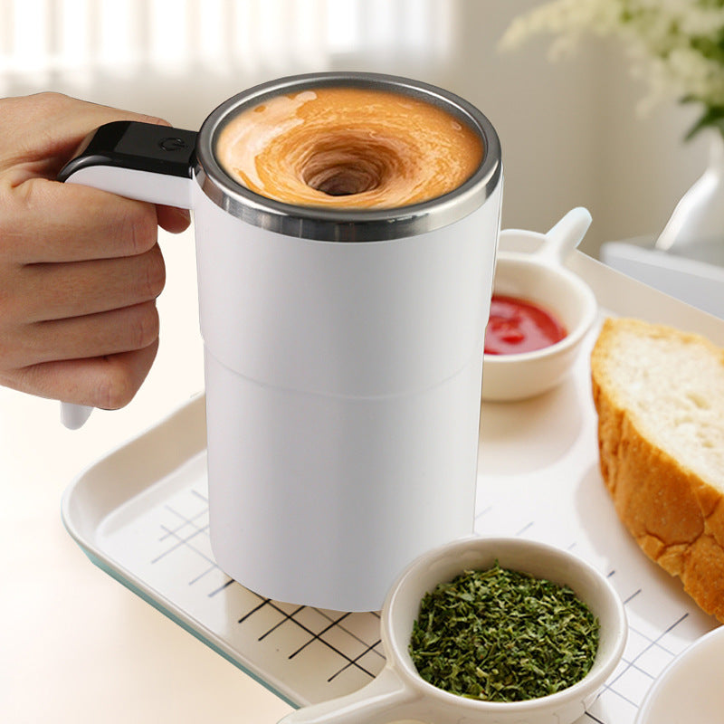 Smart Coffee Cup - Automatic Mixing & Temperature Display, 380ml 8