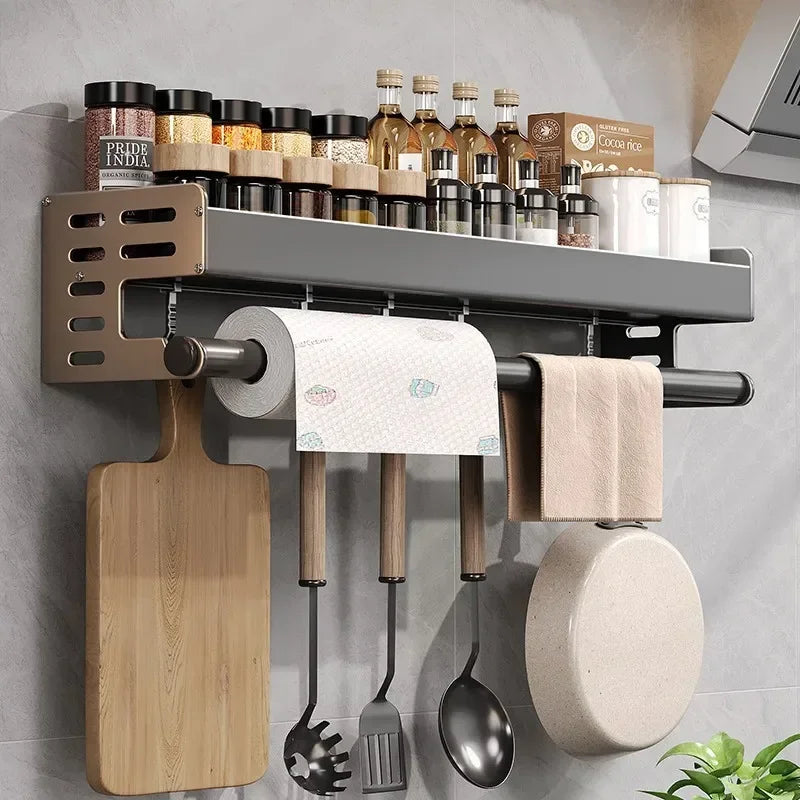 Smart Kitchen Organizer - Maximize Space With Wall-Mounted Design 0