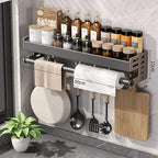 Smart Kitchen Organizer - Maximize Space With Wall-Mounted Design 2