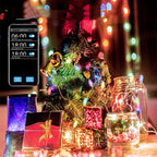 Smart LED Christmas Tree Lights with App Control, Color Changing Effects, and Music Synchronization for Customizable Holiday Ambiance 4