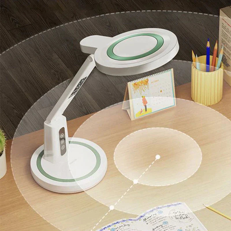 Smart LED Desk Lamp - Adjustable Brightness & Integrated Digital Clock 3