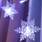 Snowflake Hanging Lights - 16 LED Snowflakes with 8 Modes, Indoor/Outdoor 6