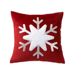 Snowflake Holiday Pillowcase - Soft, Cozy Winter Decor 43x43cm 0