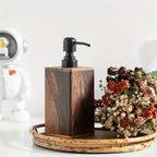 Soap Dispenser Wood Refillable 200ml or 400ml Bathroom, Eco-Friendly 3
