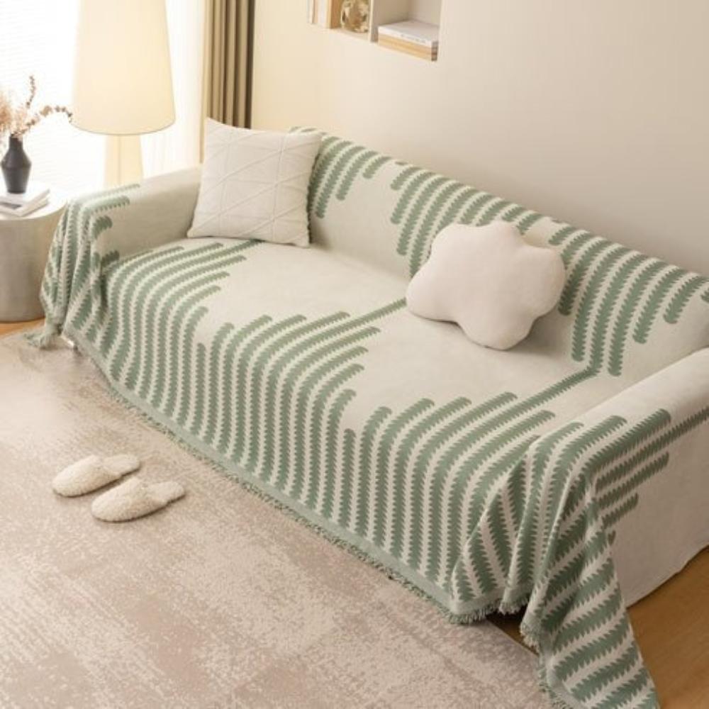 Sofa Cover Chenille Fabric One Piece Non Slip Backing Machine Washable, Non-Slip Design 9