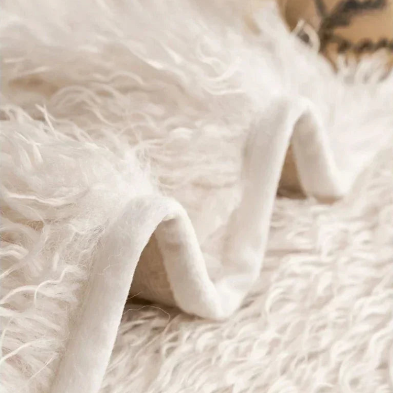 Sofa Cover Faux Lambswool Stretchable Machine Washable Multiple Sizes 2