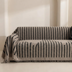 Sofa Cover Plush Microfiber Blend Tufted Non Slip Design