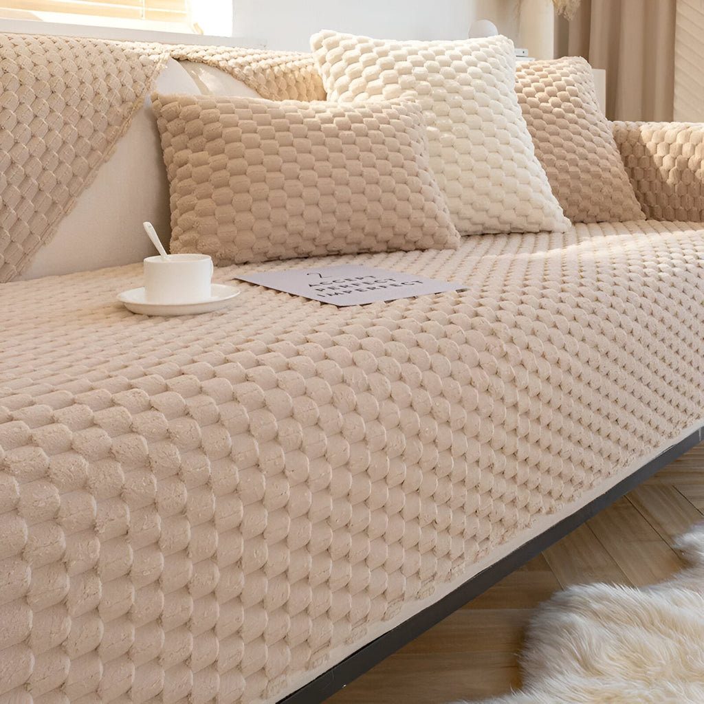 Sofa Cover Polyester Non Slip Machine Washable Couch Cover 7