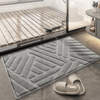 Soft Flocked Non-Slip Bath Mat – Quick-Dry Bathroom Rug for Comfort and Safety, Available in Multiple Sizes 4