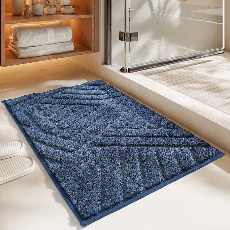 Soft Flocked Non-Slip Bath Mat – Quick-Dry Bathroom Rug for Comfort and Safety, Available in Multiple Sizes 5