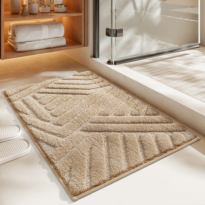 Soft Flocked Non-Slip Bath Mat – Quick-Dry Bathroom Rug for Comfort and Safety, Available in Multiple Sizes 8