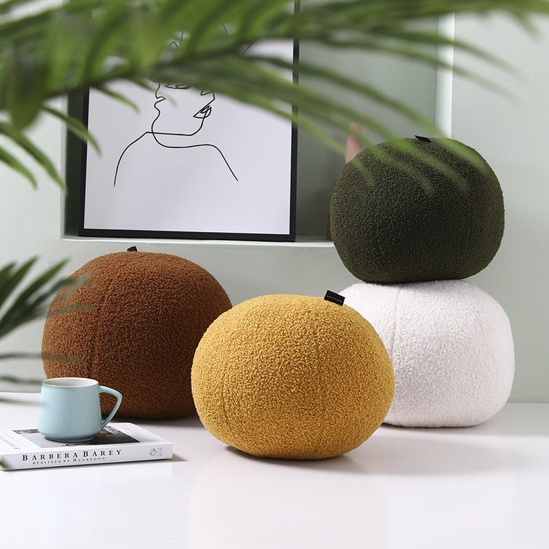 Soft Plush Floor Cushions – Round Floor Pillows in Earthy Colors for Cozy Seating and Relaxation, 11.8 Diameter 2