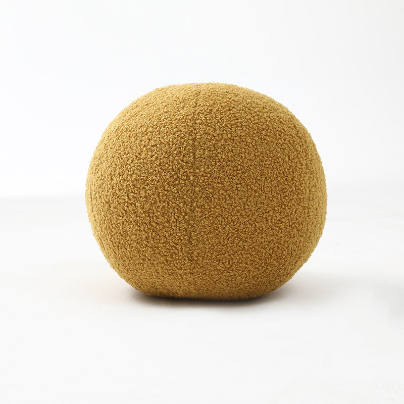 Soft Plush Floor Cushions – Round Floor Pillows in Earthy Colors for Cozy Seating and Relaxation, 11.8 Diameter 7