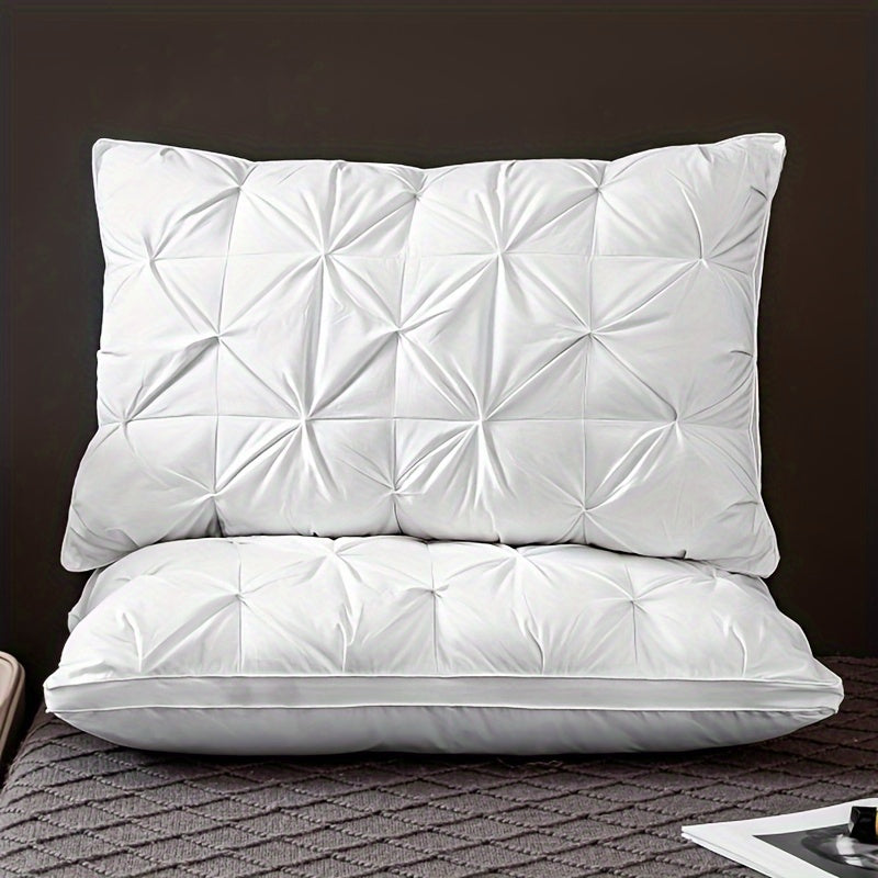 Soft Polyester Fiber Sleeping Pillow for Neck Pain Relief – Best Side Sleeper Pillow for All-Season Comfort 0