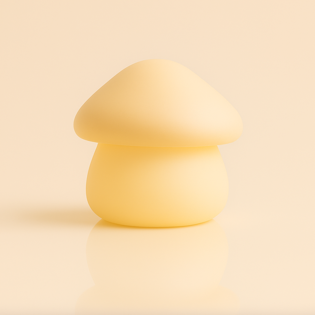 Soft Silicone Mushroom Night Light for Kids – Gentle LED Night Lamp for Bedtime Comfort 4