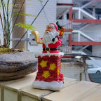 Solar-Powered Waterproof Santa Chimney LED Outdoor Light for Garden and Patio Decoration 5