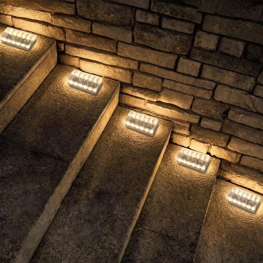 Solar Brick Light - Eco-Friendly Outdoor Lighting for Pathways & Gardens 0