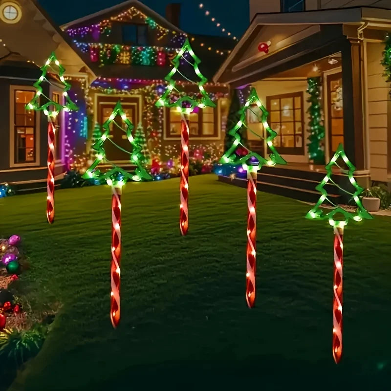 Solar Christmas Tree Lights - Energy-Efficient LED Outdoor Decor, 8 Modes 2