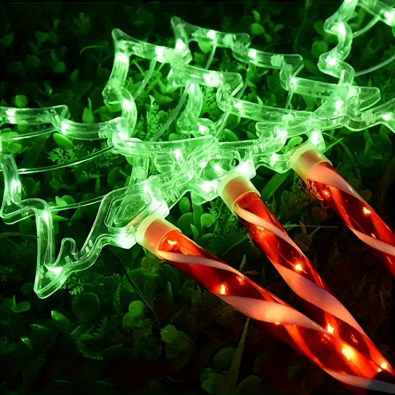 Solar Christmas Tree Lights - Energy-Efficient LED Outdoor Decor, 8 Modes 5