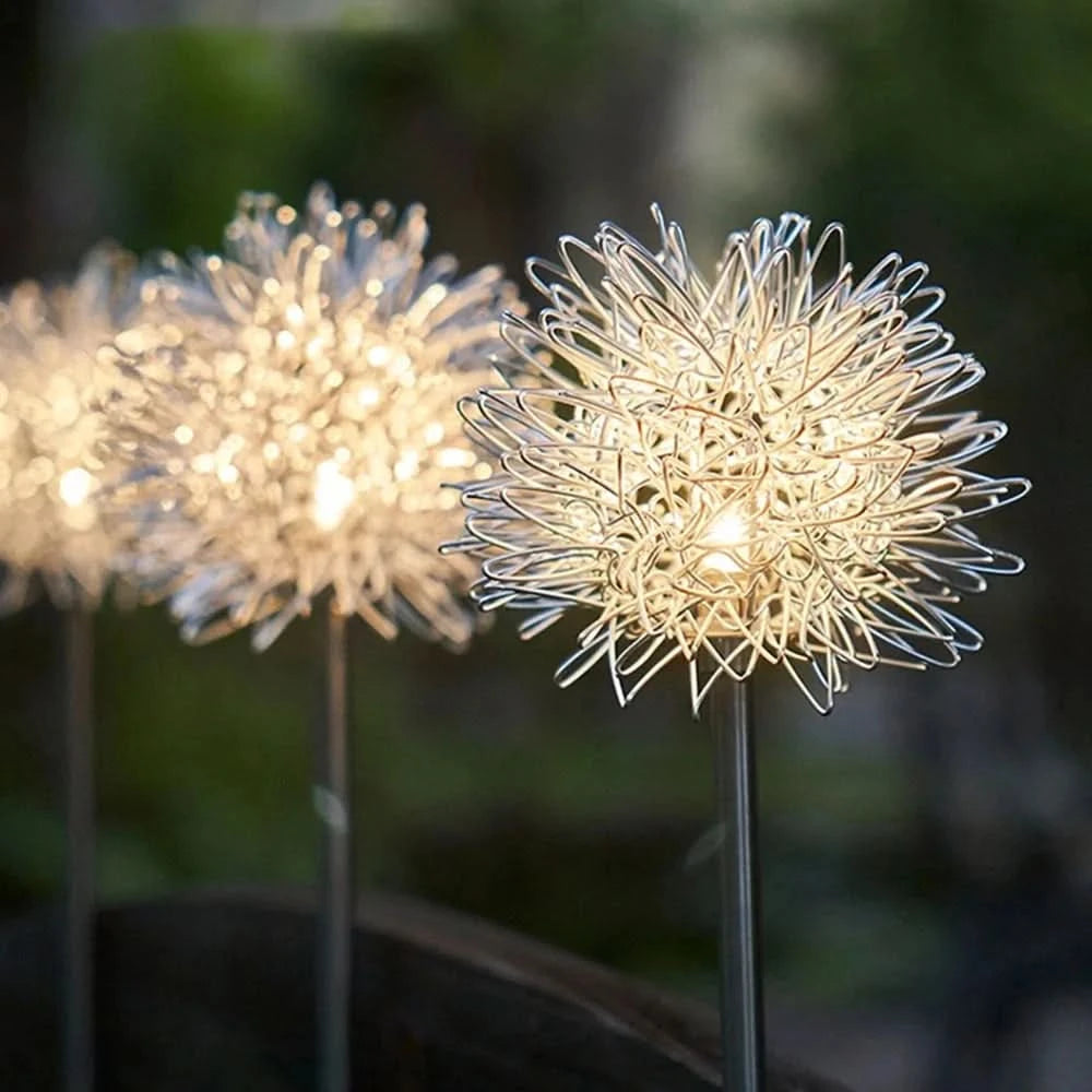 Solar Dandelion Lights - Dual-Color Solar Garden Lights for Outdoor Ambiance 0