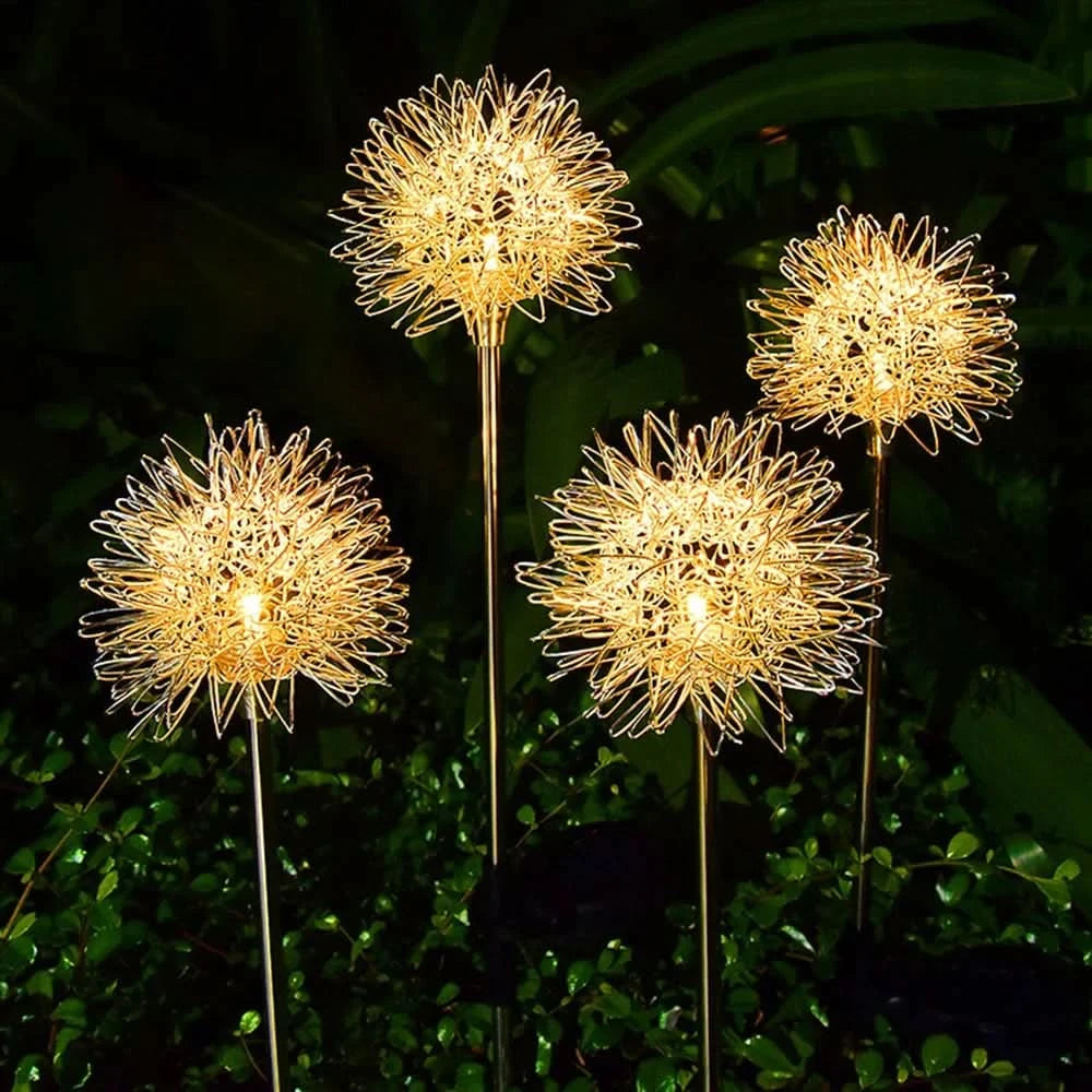 Solar Dandelion Lights - Dual-Color Solar Garden Lights for Outdoor Ambiance 7