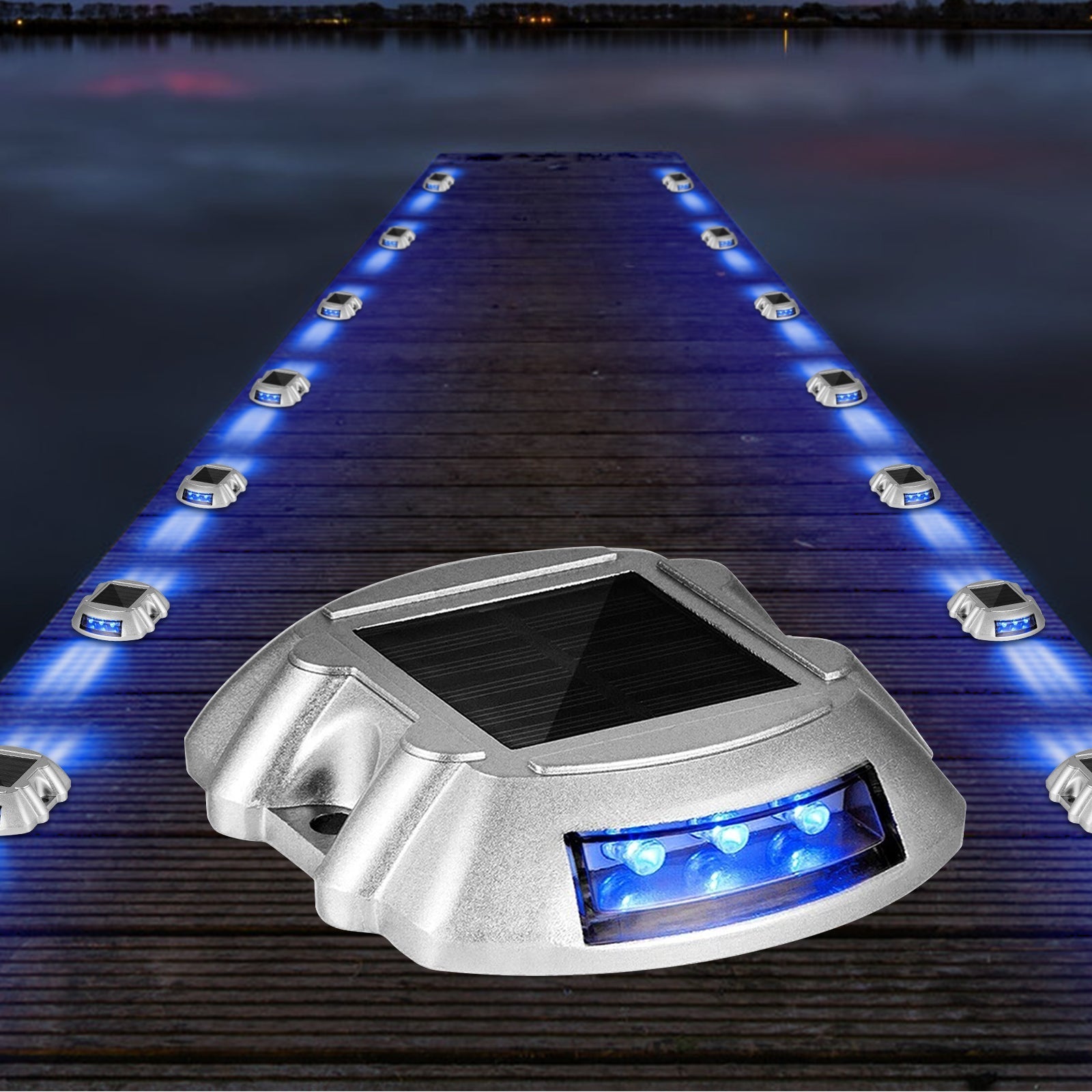 Solar Deck Lights - Eco-Friendly, Waterproof Outdoor Illumination 0