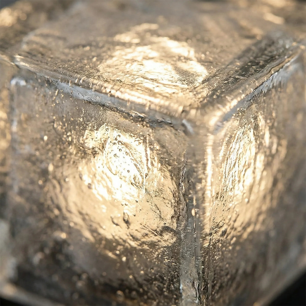 Solar Garden Lamp - Automatic Solar Lights Outdoor with Ice Cube Design 3