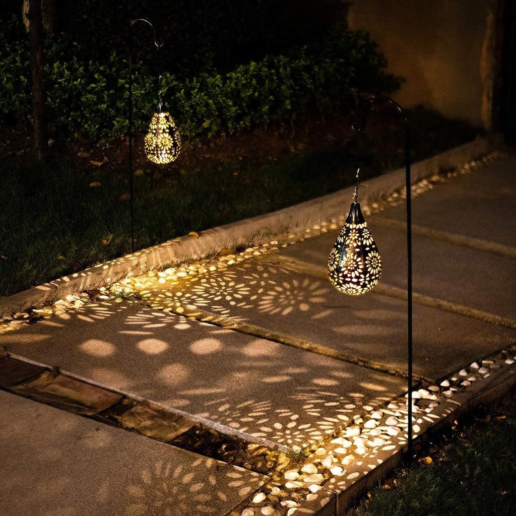 Solar Garden Lantern - Durable Stainless Steel Outdoor Solar Lighting 1