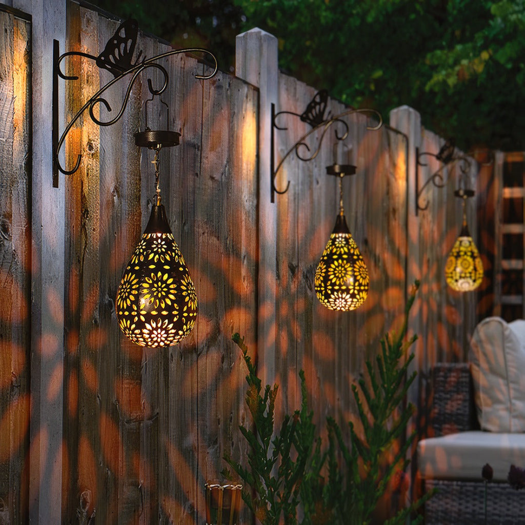 Solar Garden Lantern - Durable Stainless Steel Outdoor Solar Lighting 3