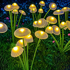 Solar Garden Lights - Eco-Friendly Mushroom Outdoor Decor 0