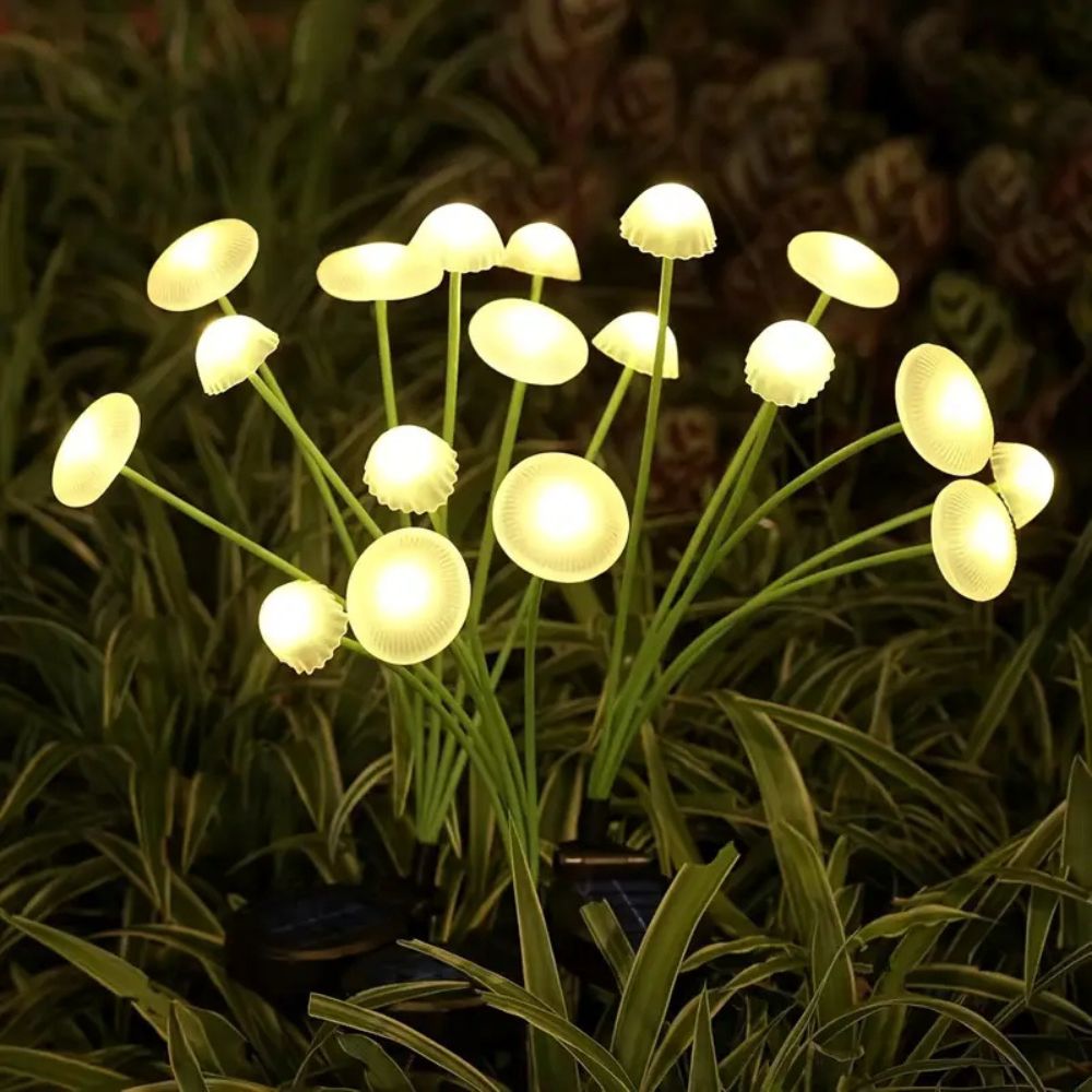 Solar Garden Lights - Eco-Friendly Mushroom Outdoor Decor 5