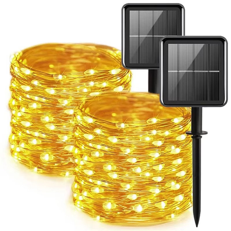 Solar Garden Lights - Flexible Copper Wire for Easy Outdoor Ambiance 3