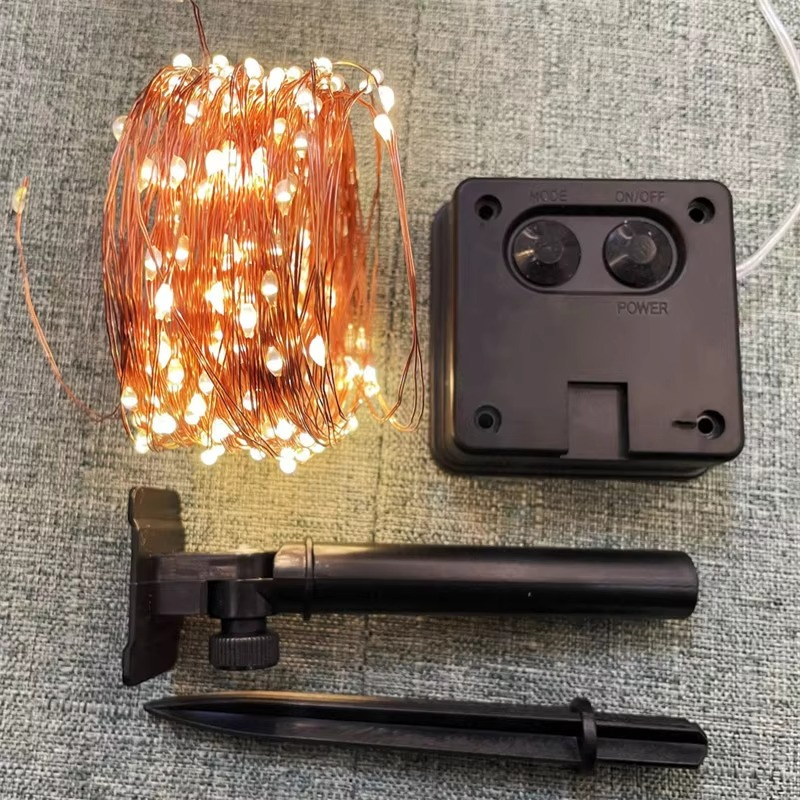 Solar Garden Lights - Flexible Copper Wire for Easy Outdoor Ambiance 6