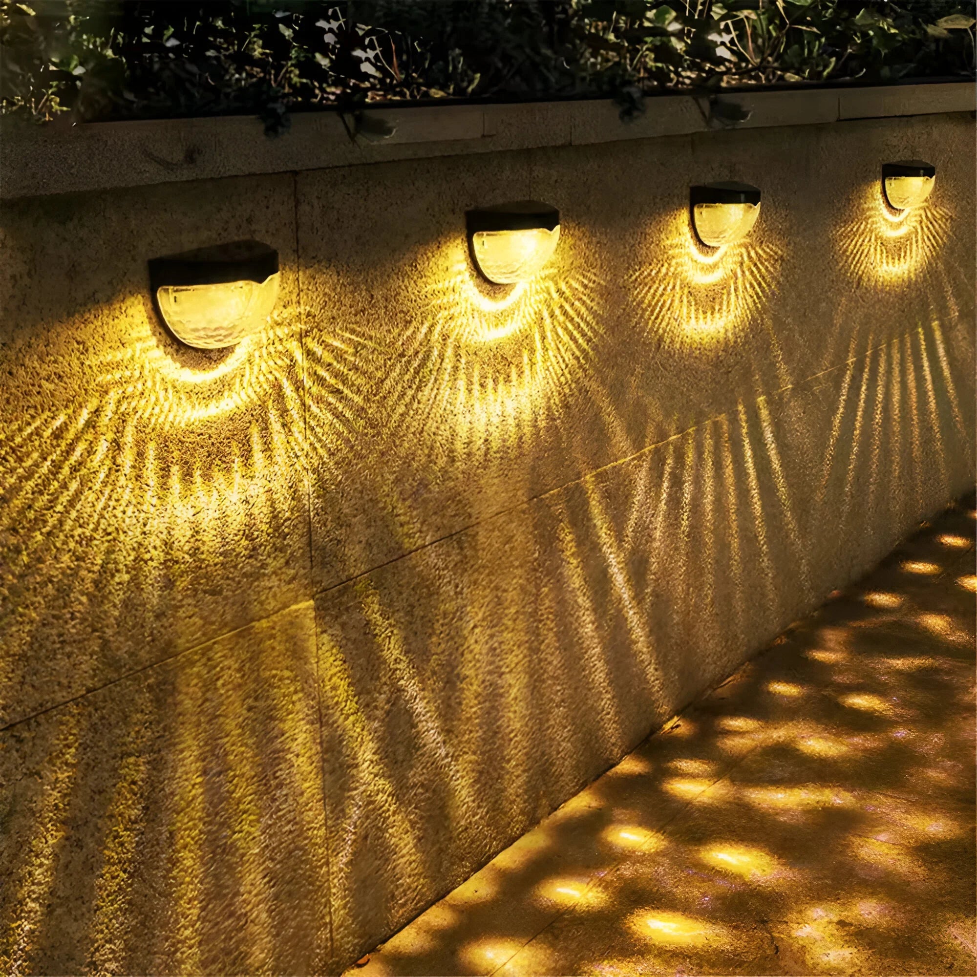 Solar Garden Wall Lamp – Weatherproof LED Outdoor Light with Smart Sensor, Eco-Friendly Solar Power 0