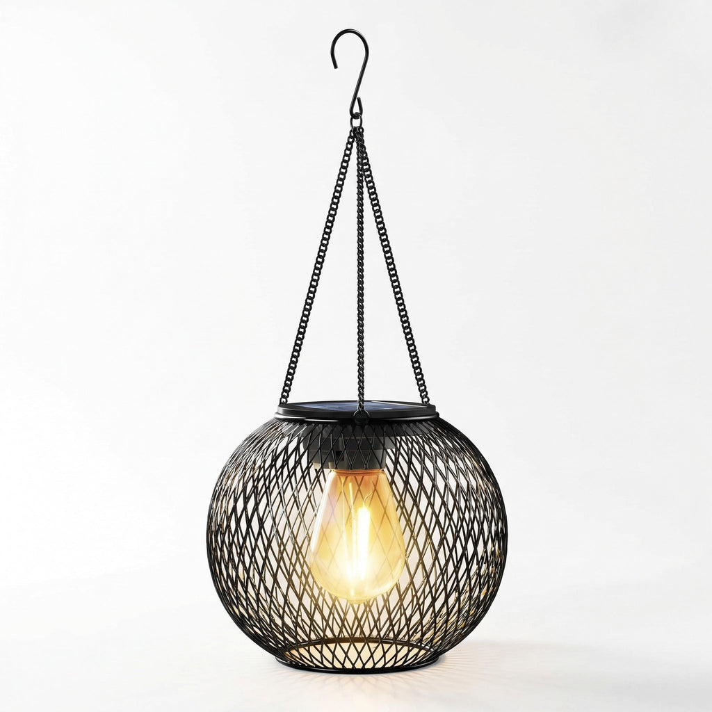 Solar Hanging Garden Lantern - Eco-Friendly Outdoor Solar Lighting 0