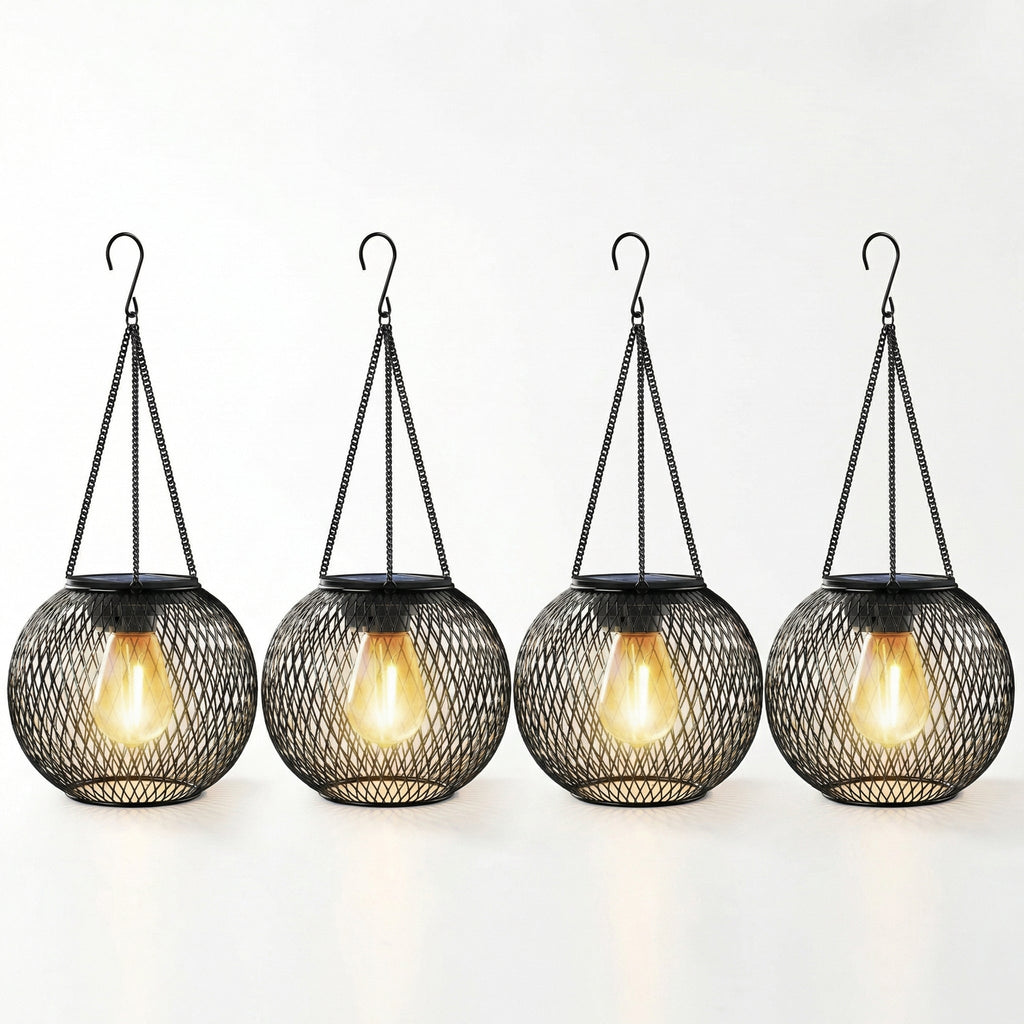 Solar Hanging Garden Lantern - Eco-Friendly Outdoor Solar Lighting 2