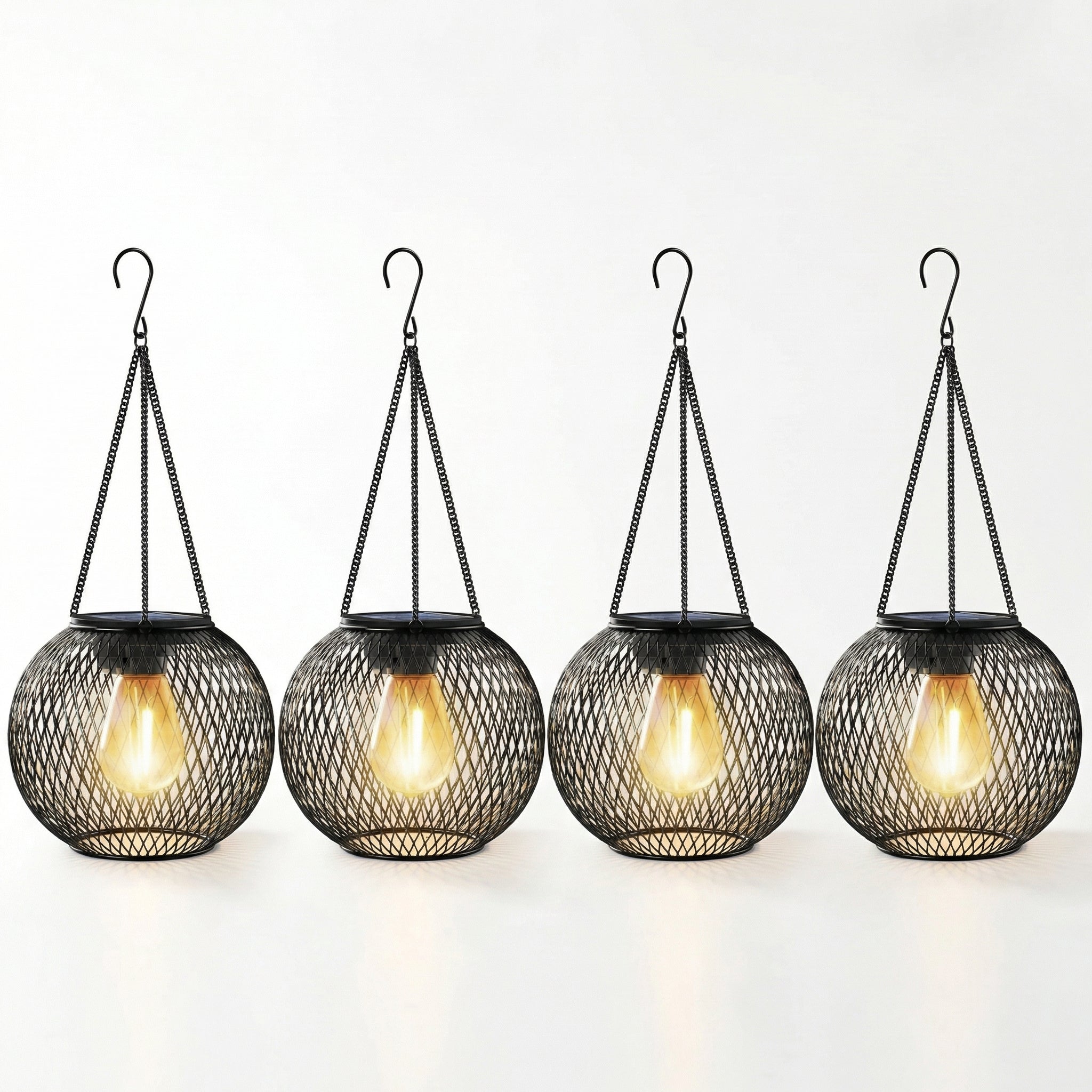 Solar Hanging Garden Lantern - Eco-Friendly Outdoor Solar Lighting 2