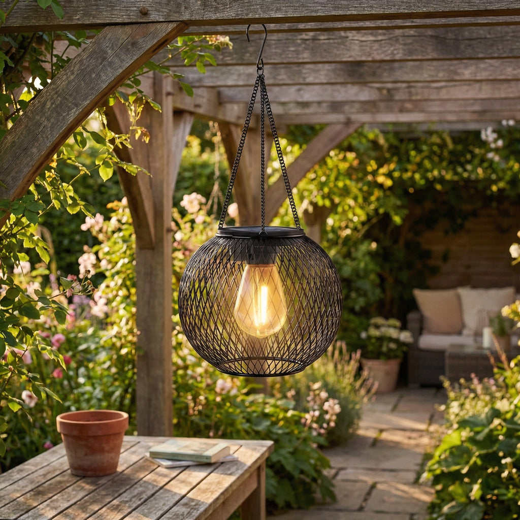 Solar Hanging Garden Lantern - Eco-Friendly Outdoor Solar Lighting 5