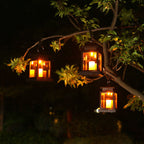 Solar LED Hanging Lantern - Vintage Charm with Solar Efficiency 0