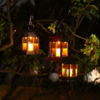 Solar LED Hanging Lantern - Vintage Charm with Solar Efficiency 1