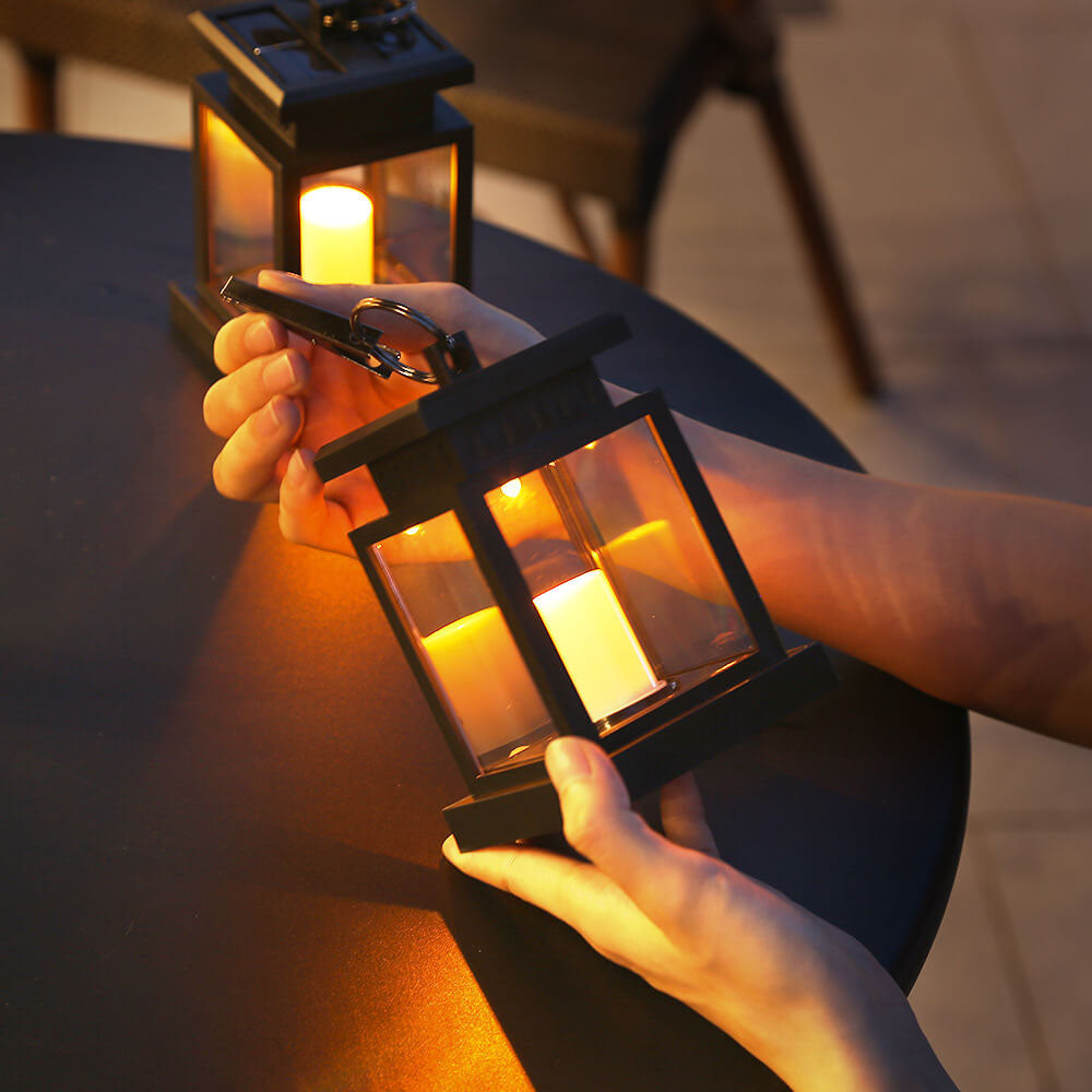 Solar LED Hanging Lantern - Vintage Charm with Solar Efficiency 4