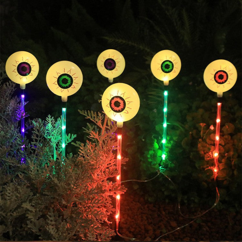 Solar LED Outdoor Eyeball Light - Waterproof, Art Deco Design for Landscape Lighting 0