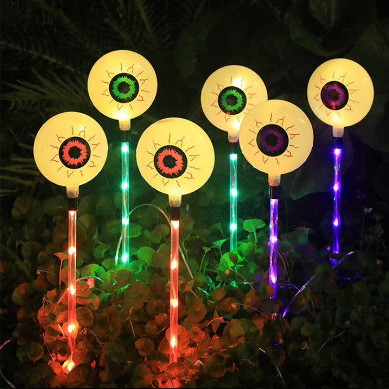 Solar LED Outdoor Eyeball Light - Waterproof, Art Deco Design for Landscape Lighting 1