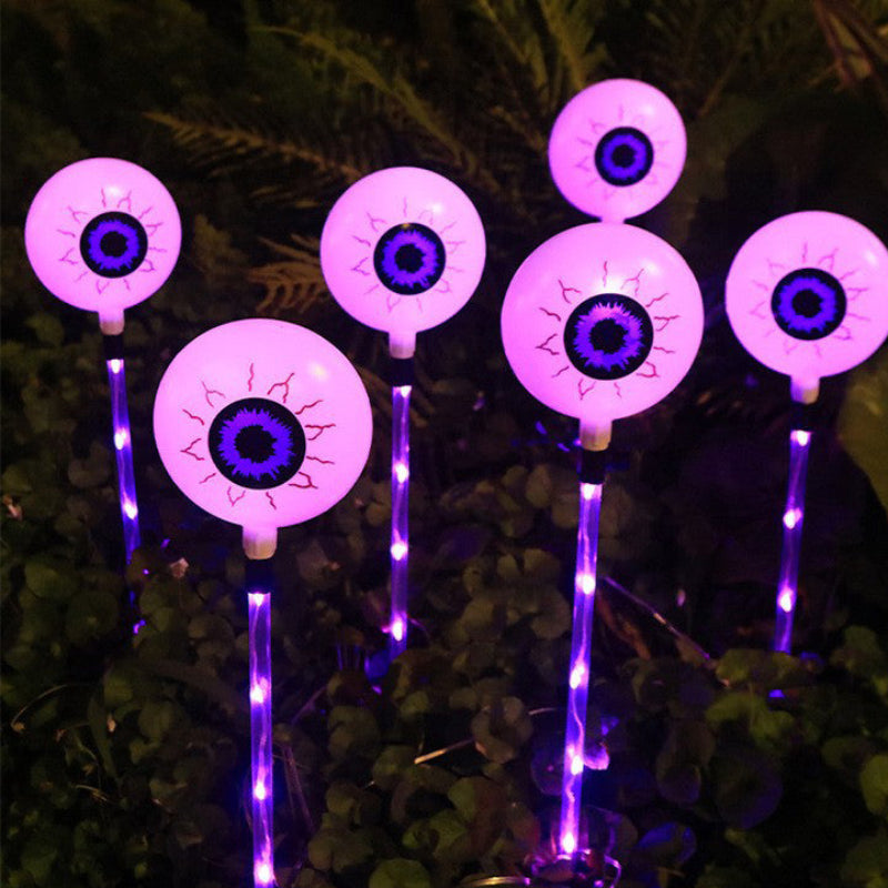 Solar LED Outdoor Eyeball Light - Waterproof, Art Deco Design for Landscape Lighting 4