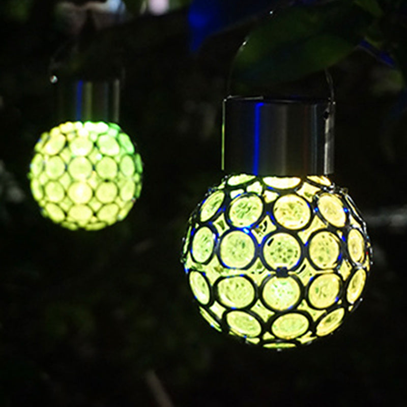 Solar LED Outdoor Hanging Light - Waterproof Solar Garden Illumination 5