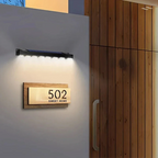Solar LED Wall Lamp - Eco-Friendly Outdoor Lighting for Signs & Pathways 3