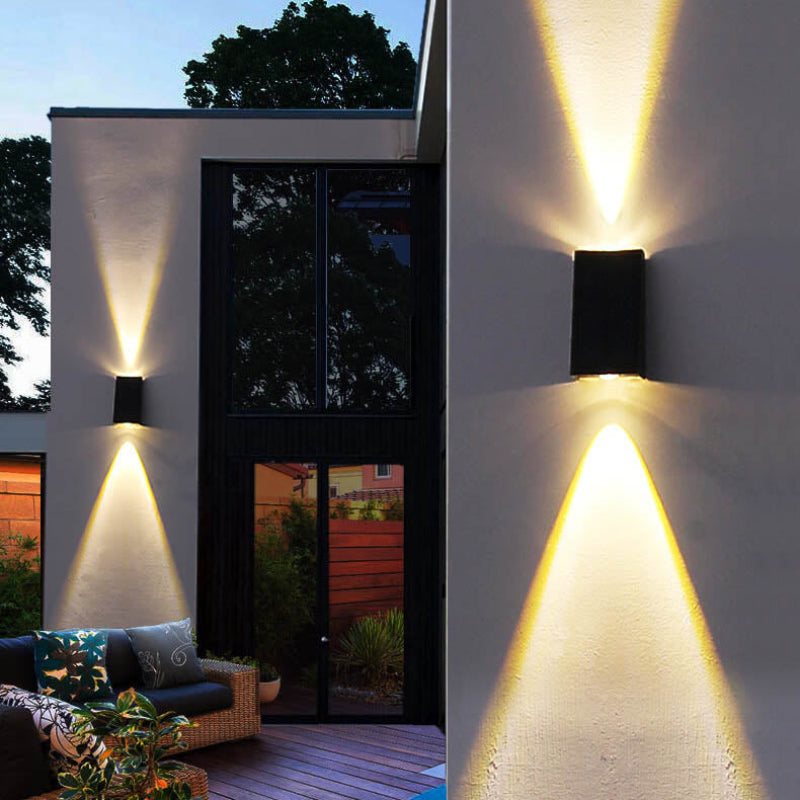 Solar LED Wall Sconce - Waterproof Outdoor Light with 200 Lumens 0