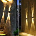 Solar LED Wall Sconce - Waterproof Outdoor Light with 200 Lumens 3