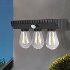 Solar LED Wall Sconce - Waterproof Outdoor Light with Human Sensor 7