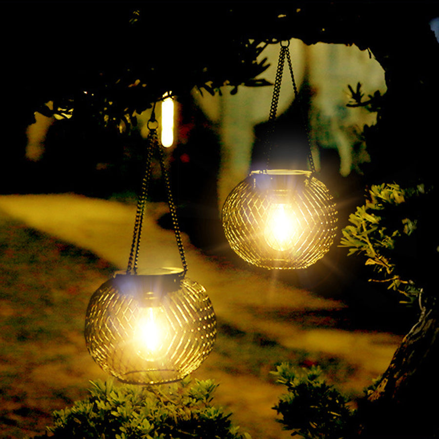 Solar Lantern - Outdoor Solar Powered Lantern Lights with Smart Sensor 0